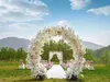 1 Meter Long Artificial Simulation Cherry Blossom Flower Bouquet Wedding Arch Decoration Garland Home Decor For Free Shipping