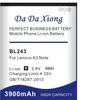 DaDaXiong Batteria BL243 da 3900 mAh per batterie Lenovo K3 Note K50-T5 A7000 A5500 A5600 A7600