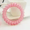 Qualität Candy Farbe Telefonkabel Elastische Haar Gummibänder Krawatten Seil Für Frauen Großen Kreis Ring Hairwear Dame Stirnbänder Zubehör