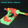 Silicon Water Pipes titanium nails 10mm male dabber tools silicone Rig bongs silicone nectar