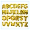 Brilhante ouro cor letras do alfabeto número balões de folha diy balões festa de aniversário decoração de casamento balões festa supplie6234746