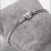 1 pz moda genuino 100% argento sterling 925 strass sentire design braccialetto con clip adatto europeo branello di fascino autentico regalo di gioielli fai da te di lusso