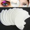 Groothandel gratis verzending 100pair / partij wegwerp oogschaduw schilden pad voor perfecte oog make-up applicatie schoonheid oogschaduw schilden