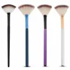 Fläktformad Makeup Borste Portable Slim Professional Foundation Pulver Makeup Brush Snabb leverans F20171074