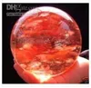 Wholesale RARE Red QUARTZ CRYSTAL SPHERE BALL size 80MM +stand