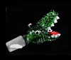 Crocodile bubble glass bongs accessories   , Colorful Pipe Smoking Curved Glass Pipes Oil Burner Pipes Water Pipes Dab Rig Glass Bongs Pipe