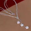 Wholesale - Retail lowest price Christmas gift 925 silver fashion Jewelry free shipping Necklace N83