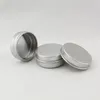 Gratis verzending 15 ml aluminium balsem tikken pot jar 15g comestic containers met schroefdraad lippenbalsem glans kaars verpakking 500 stks