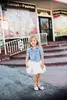 INS Mother and daughter sets girls long sleeve lapel denim tops + tulle tutu skirt 2pc clothing sets 2017 new Family summer dress