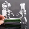 Green Angled Joint Lacunaris Inline Ashcatcher Hookahs in 14mm or 18mm for Glass bongs Smoking bubbler Ash Catcher