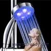 Toptan Led Duş Başlığı 2016 Yeni Romantik 7 Renk Değişen veya Sıcaklık Kontrolü 3 Renkli Su Tasil Banyosu Sprinkler Banyo