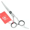 7.0inch Meisha Hot Grooming Saxar för husdjur JP440C Professionell skärning Tunna Curved Dog Cat Shears Tesoura valp, HB0043