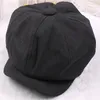 브랜드 카비 뉴스 보이 여자 남자 남자 모자 블랙 아이비 모자 골프 운전 겨울 콜드 플라 평장 베레모드 모자 wf403