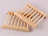 Soap Dishes Natural Wooden Tray Holder Bath Soaps Rack Plate Container Shower Bathroom Accessories Hollow OEM Available