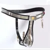 Male chasity belt anal plug panties bdsm bondage penis lock stainless steel chastity cage device adult toys for men