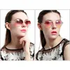 ALOZ MICC 2019 Hartvormige zonnebril vrouw Mooie tinten Zonnebril voor vrouwen snoep kleur metalen frame meisje sunglass spiegel lune228Y