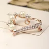 Hurtownie- Hot Kobiety Gorgeous Serce Shape Shiny Rhinestone Broszka Pin @ m23