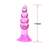 5PCS / Set 엉덩이 플러그 아날 Dildo, 에로틱 장난감 엉덩이 플러그 전립선 마사지 성인 게이 실리콘 아날 플러그 섹스 토이 남성 여성 17418