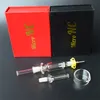 2019 Hot Selling 10mm Kit Micro NC z tytanu paznokci popiołu łapacza DAB słomy szklane rury szklane Bongs Duża sprzedaż