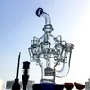 Hookahs Recycler Glass Bongs Matrix PERC Waterleidingen Olierouts met 14mm Joint Octopus Wapens Glas DAB RIGS OA01