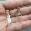 Atacado 1 ml mini frascos de vidro frascos com cortiça vazio minúsculo frasco transparente frascos 13 * 24 * 6mm 100 pcs / lote frete grátis