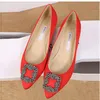 2016 Flats Shoes Women Brand Pointed Toe Women Plus Size Party Dress Shoes Low Heel Wedding Shoes Large Size