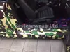 Stor frostkamo vinyl full bilförpackning kamouflagefolie klistermärken med camo lastbil som täcker folie med luftfri storlek 1,52 x 30 m/rull