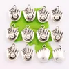 Baseball Glove Sports Charms 100pcslot Antique Silver Pendants L284 21x142mm Jewelry Findings Components1538279