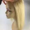 13x4 Braziliaanse kant frontale sluiting 613 gebleekte blonde menselijke maagd haar rechte lichaam golf gebleekt knopen vrij onderdeel
