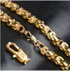 20 inch 18K Gold Plated Figaro Chain Necklace Fashion Arrogant Mens Gold Jewelry Accessories for Men and Women