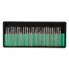 All'ingrosso- 30 pezzi / set fai da te 3.0mm corindone aste diamantate per molatura vetro giada incisione testa lucidatura ago per trapano strumento nail art manicure