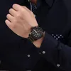 Curren Luxury Sport Quartz Men Wrist Watch Analog Round Wristwatch With Plated Metal Black Band Hours Date Relogio Masculino 80698215468