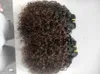 Indiana Humana Virgem Witt Ombre 1B / 4 # Curly Curly Weaves Dupla Doubos 100g Um Bundle