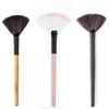 Wholesale New Hot Sale High quality Makeup Fan Blush Face Powder Foundation Cosmetic Brush Free Shipping