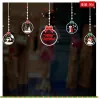 50*70cm Merry Christmas Snow Reindeer Santa Claus Snowman Wreath Tree Shop Window Wall Stickers Static Sticker Vinyl Decal Xmas Decor