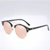 Neue einzigartige polarisierte Sonnenbrille Männer Frauen Original Designer Unisex Mode Legierung + PC Runde Sonnenbrille Damen Vintage Sonnenbrille