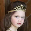 Baby Girls Headbands Sparkle Crowns Kids Grace crown Hair Accessories Tiaras Headband With Star Rhinestone 4 Colors for toddler KHA91