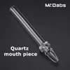 DHL quartz mouthpiece Quartz Filter Tip Smoking Accessories for Nectar Collect glass nail Mouth Piece For Water Bong