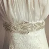 Nuove cinture da sposa in cristallo di lusso Cintura da sposa Strass Perla in rilievo Spedizione gratuita a buon mercato Disponibile Bianco Avorio Champagne