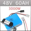 Elektrikli Bisiklet Pil 48 V 60Ah Süper Güç 54.6 V 3000 W Lityum İyon Batarya + Şarj + BMS, Ücretsiz Gümrük Vergisi