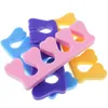 300 pcs / lot Sponge Manicure Pedicure Soft Nail Form Spacer Nail Art Finger Toe Separator Random Color