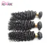 Ali Magic Factory Wholesale High Quality Hair Weft Body Wave Human Hair Weave Stried Deep Wave Curly Hair Virgin Unprocessed Nature Color