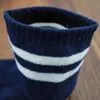 chaussettes cheville bande de coton bleu noir blanc etcfor hommes homme garçon garçon printemps automne 24-26.5cm taille libre