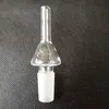 Dropptips glas banger rökverktyg tillbehör rör naglar munstycke 10mm 14mm 18mm hane för vattenpipor bongs bubbler oljerigg
