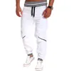 Men's Pants Wholesale-casual Men Harem Baggy Hip Hop Slacks Fashion Long Dance Sweat Striped Sweatpants