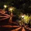 Lawn Lamps LED Solar Powered Diamonds Light Pathway home Garden Path Stake Lanterns Outdoor