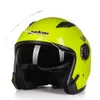 Helmet motorcycle open face capacete para motocicleta cascos para moto racing Jiekai motorcycle vintage helmets with dual lens205D