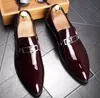 New trend shiny men dress shoes Rivets Wedding shoes Leisure shoes Large size: 38 - 45 Free shipping