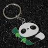 Venda quente grande panda keychain metal pingente turista características chinês vento pequeno presente kr014 chaveiros ordem de mistura 20 peças muito