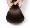 Перуанские прямые человеческие волосы remy волосы плетения Ombre 3 Tones 1b430 Цветные двойные уточки 100 ГПК можно окрасить Bleached7924054